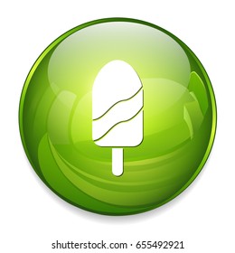 glazed ice cream icon