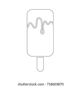 glazed ice cream icon