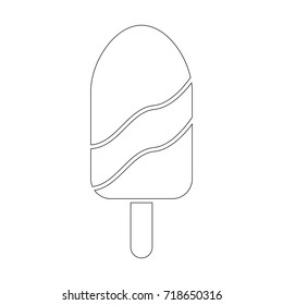 glazed ice cream icon