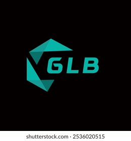 GLB creative minimalist letter logo. GLB unique vector initials alphabet letter logo design
