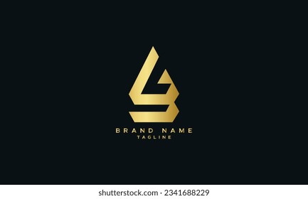 GLB, LGB, BLG, GB, BG, BL, LB, Abstract initial monogram letter alphabet logo design