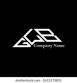 GLB logo design, GLB simple and modern logo. GLB luxurious alphabet design  