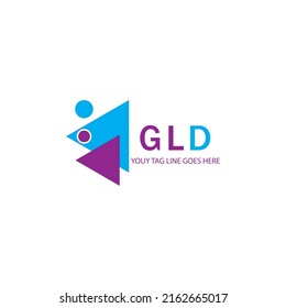 GLD letter logo creative design with vector graphic