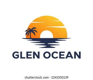 Glen Ocean Color Vector Logo