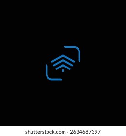 GLENHOME REAL EATATE Business Logo with black background.