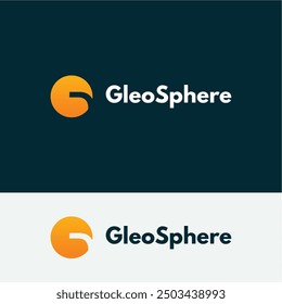 Gleo Sphere logo design ideas business name editable vector template  royalty free image