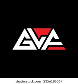 GLF triangle letter logo design with triangle shape. GLF triangle logo design monogram. GLF triangle vector logo template with red color. GLF triangular logo Simple, Elegant, and Luxurious design.