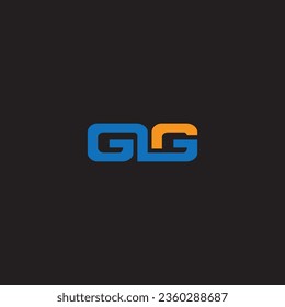 GLG Initial Letter Logo Vector element. Initial logo template svg