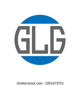 GLG letter logo design on white background. GLG creative initials circle logo concept. GLG letter design. svg