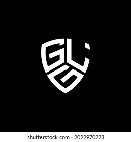 GLG Unique abstract geometric vector logo design svg