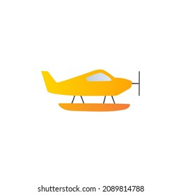 Segelsymbol in Farbverlauf-Farbe einzeln auf weißem Hintergrund