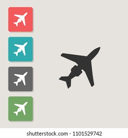 Glider - vector icon. Symbol for web, infographics, print design and mobile UX/UI kit. Vector illustration, EPS10.