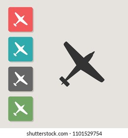 Glider - vector icon. Symbol for web, infographics, print design and mobile UX/UI kit. Vector illustration, EPS10.