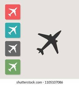 Glider - vector icon. Symbol for web, infographics, print design and mobile UX/UI kit. Vector illustration, EPS10.