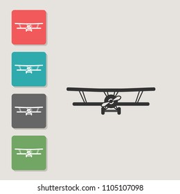 Glider - vector icon. Symbol for web, infographics, print design and mobile UX/UI kit. Vector illustration, EPS10.