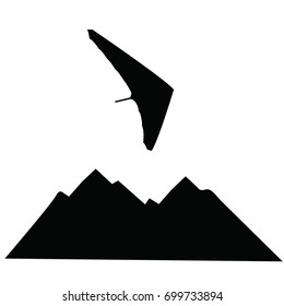 gliding sport logo vector