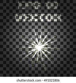 glint, glitter explosion sparks for postcards, for abstract backgrounds.