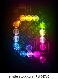  glistening letter