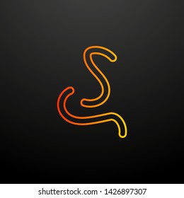 glistens nolan icon. Elements of bacteria set. Simple icon for websites, web design, mobile app, info graphics