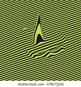 Fondo abstracto de brillo. Efecto de distorsión, fallo y error. Ilustración óptica de arte 3D Vector.