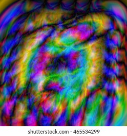 Glitch. Abstract background. Glow or Space, alien planet or texture. Vector Illustration
