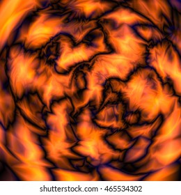 Glitch. Abstract background. Lava or Space, alien planet. Fire. Vector Illustration