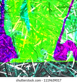 Glitch Abstract Background. Random Color Noise Vector Texture