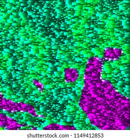 Glitch Abstract Background. Random Color Noise Vector Texture