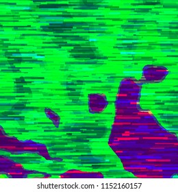 Glitch Abstract Background. Random Color Noise Vector Texture