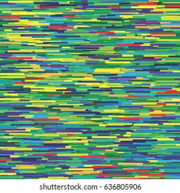 Glitch Abstract Background. Random Color Noise Vector Texture