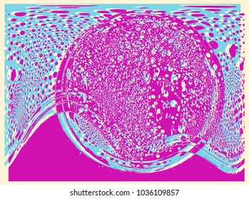 Glitch abstract background.  Vector Illustration