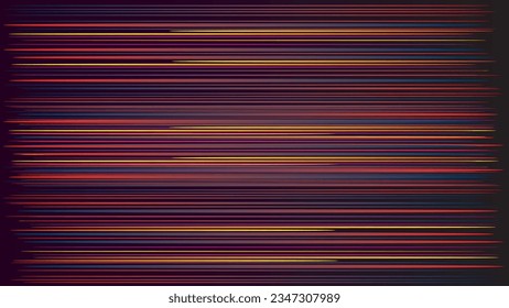 Glitch. Abstraction Lines. The background. Wallpaper. Purple, yellow, red, pink, blue