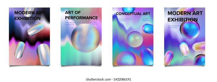 Glitch art futuristic vector background. Posters for music event, contemporary conceptual art exhibition, modern theatre play. Vaporwave 80s-90s VHS neon style.