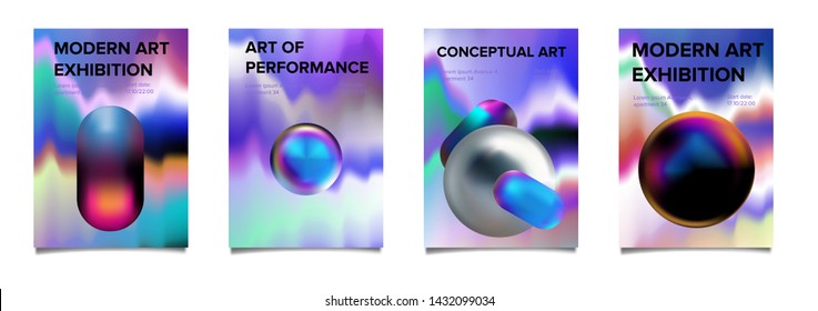 Glitch art futuristic vector background. Posters for music event, contemporary conceptual art exhibition, modern theatre play. Vaporwave 80s-90s VHS neon style.