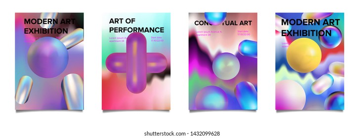 Glitch art futuristic vector background. Posters for music event, contemporary conceptual art exhibition, modern theatre play. Vaporwave 80s-90s VHS neon style.