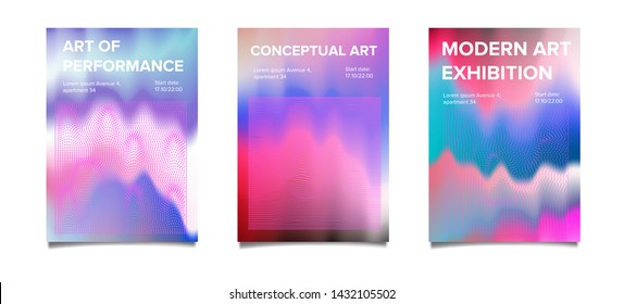 Glitch art futuristic vector background. Posters for music event, contemporary conceptual art exhibition, modern theatre play. Vaporwave 80s-90s VHS neon style.