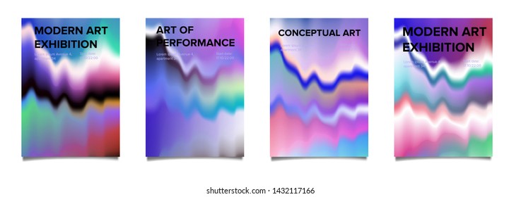 Glitch art futuristic vector background. Posters for music event, contemporary conceptual art exhibition, modern theatre play. Vaporwave 80s-90s VHS neon style.