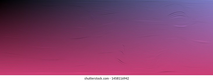 Glitch art pattern with moire effect. Vector abstract background in trendy neon holographic colors, vaporwave/ synthwave/ retrowave style.
