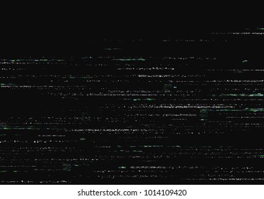 Glitch background. Abstract noise effect, error signal, television technical problem. Vector illustration.