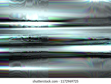 Glitch background. Abstract noise effect, error signal, television technical problem. Vector illustration.