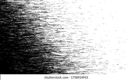 Glitch background. Abstract noise effect. Vector black texture on white background. Computer Virus.