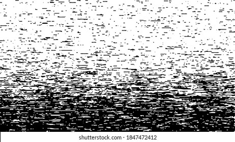 Glitzer Hintergrund. Abstrakter Rauscheffekt. Vektorschwarze Textur auf weißem Hintergrund. Computervirus.