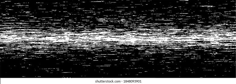 Glitch background. Abstract noise effect. Vector black texture on white background. Computer Virus.