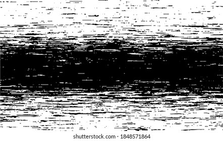 Glitch background. Abstract noise effect. Vector black texture on white background. Computer Virus.