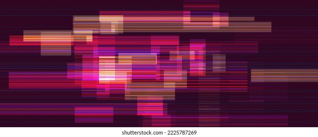Fondo brillante. Efecto de ruido abstracto, señal de error, problema técnico de televisión. Ilustración vectorial.