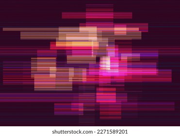 Glitzer Hintergrund. Abstrakter Rauscheffekt, Fehlersignal, technisches Fernsehproblem. Vektorgrafik.