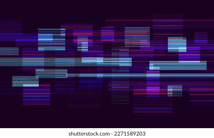 Glitch background. Abstract noise effect, error signal, television technical problem. Vector illustration.