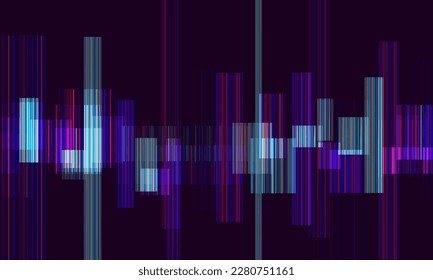Glitch background. Abstract noise effect, error signal, television technical problem. Vector illustration.