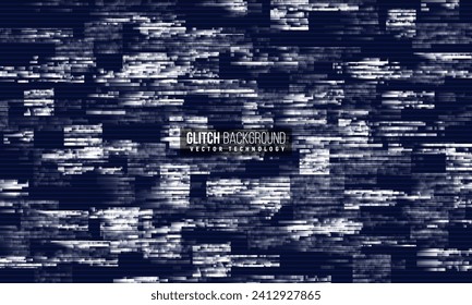 Fondo brillante. Efecto de ruido abstracto, señal de error, problema técnico de televisión. Ilustración vectorial.