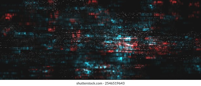 Glitch background. Abstract noise effect, error signal, television technical problem. Vector illustration.